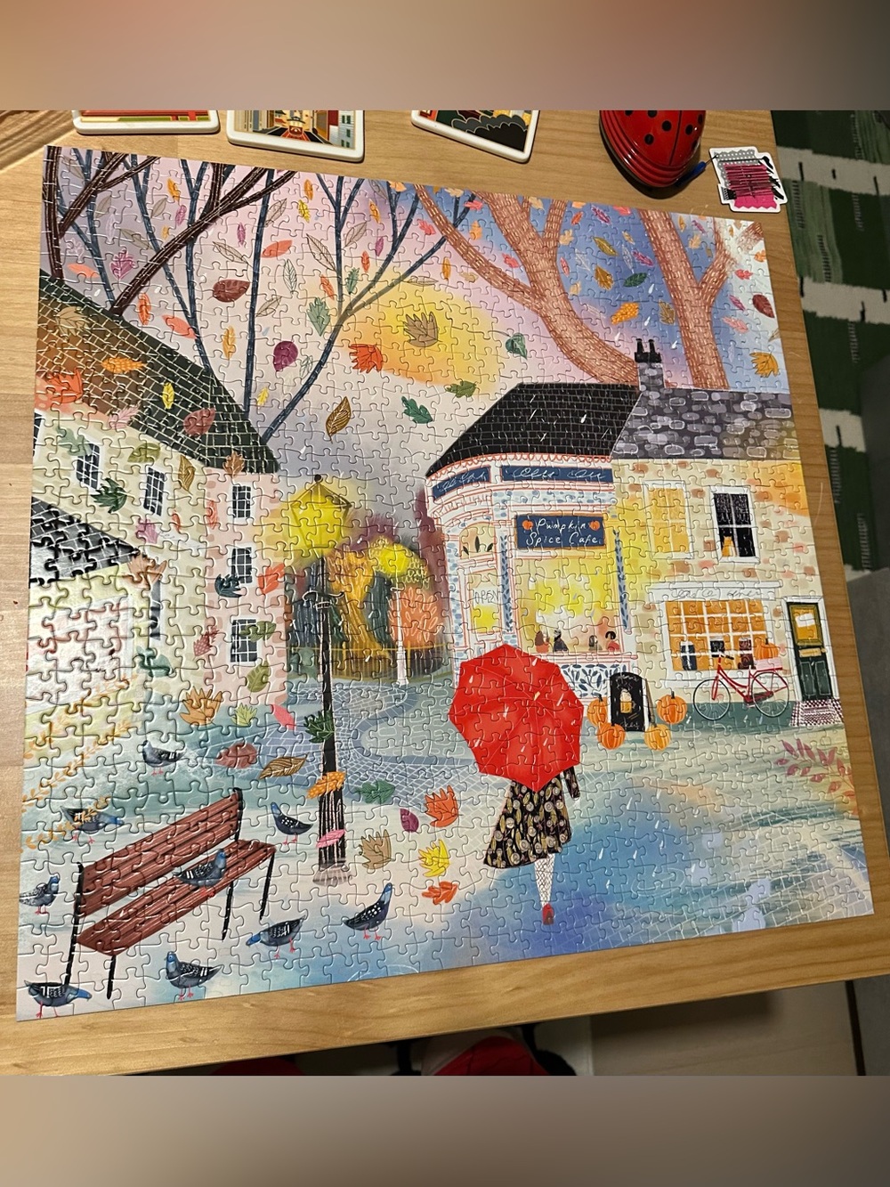 WerkShoppe “Pumpkin Spice Cafe” 1000 piece puzzle - Picture 6 of 6